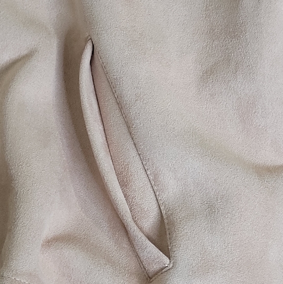 Roz & Ali Women's Ruffle Long Sleeve Blazer Jacket Rose Size Large - Picture 7 of 14